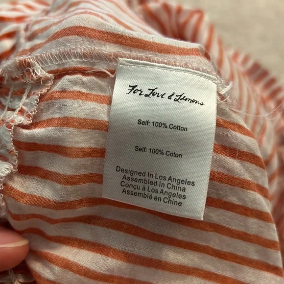 For Love and Lemons Isla striped shorts - Picture 6 of 9